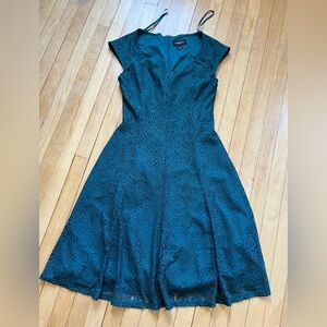 Liz Claiborne Teal Lace Dress